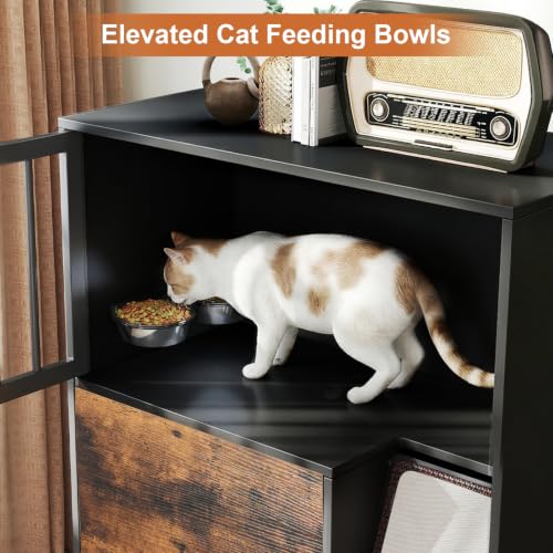 Rovibek Dog Proof Cat Feeding Station, Cat Feeding Station - Image 8