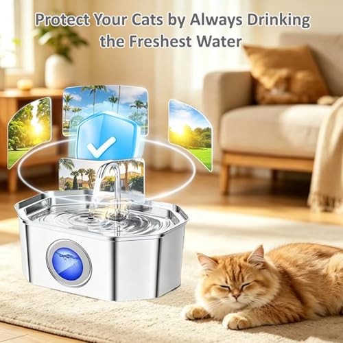 Pet Water Fountain Filters Compatible with APAUK 108oz/3.2L Cat Fountain - Image 8