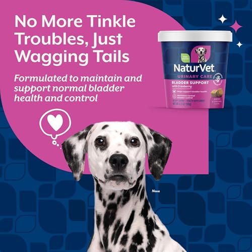 NaturVet Bladder Support Plus Cranberry for Dogs, 60 ct Soft Chews - Image 4