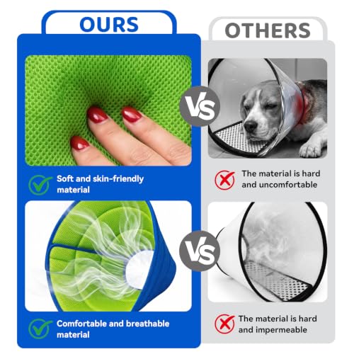 Soft Dog Cone Collar for Large Dogs,Recovery Collars After - Image 6
