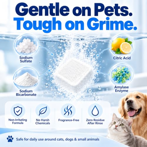 Pet Bowl Cleaner Tablets-24 Pack,For Slow Feeder & Water - Image 5
