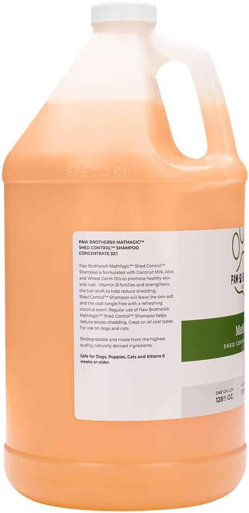 Dog and Cat Grooming Shampoo or Conditioner Natural Refreshing Mat Shed Control Gallons (Conditioner)