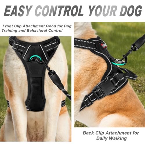 BARKBAY Dog Harness No Pull For Large Dogs Front Back | Pet Essentials - Image 3