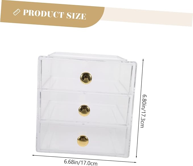 Storage Box Organizers for Makeup Desktop Office Home Drawer Organizers
