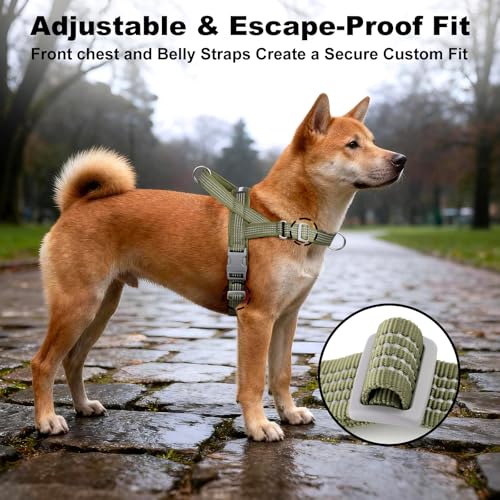 No Pull Dog Harness with Handle, Adjustable Soft Mesh Padded Vest - Image 6