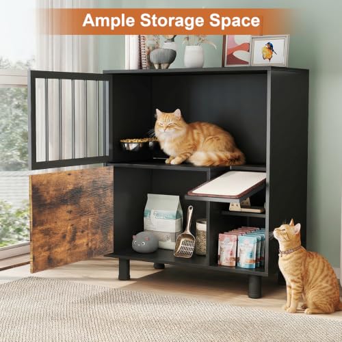 Rovibek Dog Proof Cat Feeding Station, Cat Feeding Station - Image 7