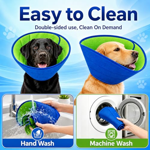 Soft Dog Cone Collar After Surgery, Adjustable Pets | Pet Essentials - Image 3