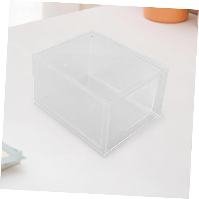 3pcs Stackable Clear Drawer Organizer for Makeup and Office Supplies Transparent Storage Box Drawer Design for Cosmetics Stationery and