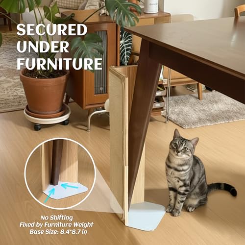 Under-Furniture Sisal Cat Scratcher with Toy Ball - Image 5