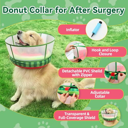 Upgraded Inflatable Dog Cone Collar to Stop Licking, Soft - Image 5