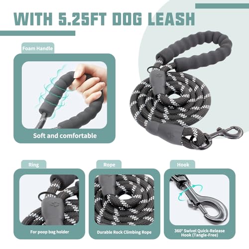 AUROTH Dog Harness and Leash Set for Medium Sized Dog, No - Image 5