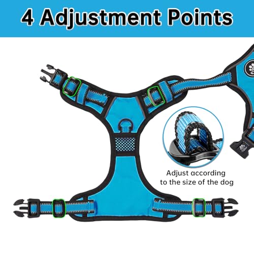 NESTROAD Dog Harness for Medium Sized Dog,No Pull Dog Vest - Image 3