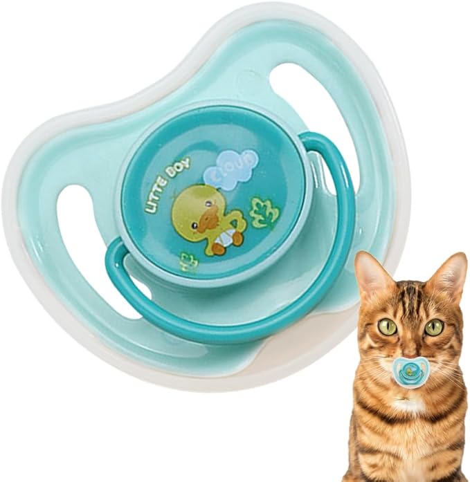 Dog Pacifier Chew – Silicone Bite Aid, Puppy Soother | Calming Training Toy Set, Lightweight Puppy Comfort Solution, Chew Toy for Medium Dog Relaxation