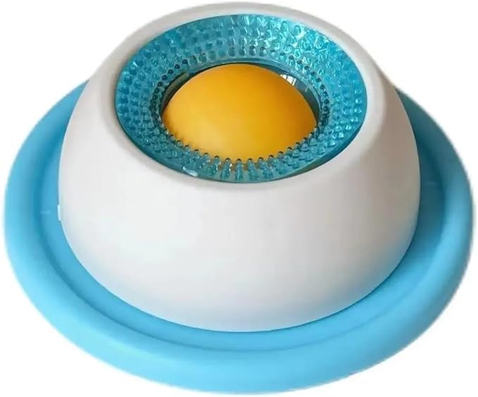 Interactive Lick Mat and Treat Dispensing Toy, Slow Feeder Puzzle for Dogs and Cats(Blue)
