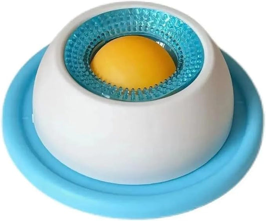 Interactive Lick Mat and Treat Dispensing Toy, Slow Feeder Puzzle for Dogs and Cats(Blue)
