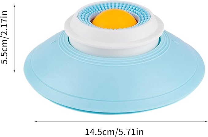 Dog Cat Licks Toys for Liquid Food, Anxieties Relief Slow Feeder Dog Lick Ball Treat Dispenser, Non-Slip Licking Bowl Enrichment Toys to Keep Them