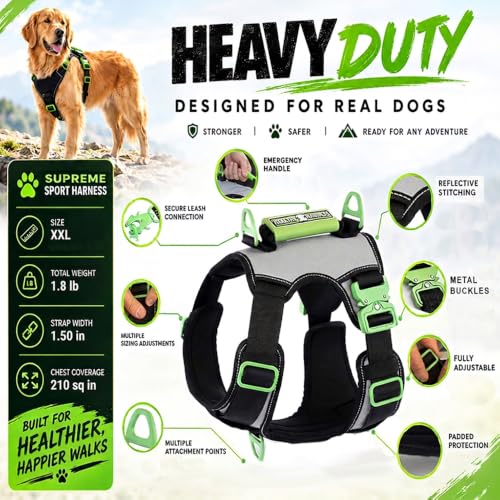 Supreme Sport Dog Harness - Heavy Duty Design, No Choke - Image 3