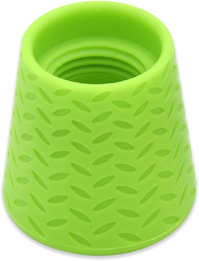 Portable Outdoor Water Bottle Shower Head Leakproof Hand & Pet Cleaning Tool for Camping Hiking Picnics Travel Lightweight Silicone Green