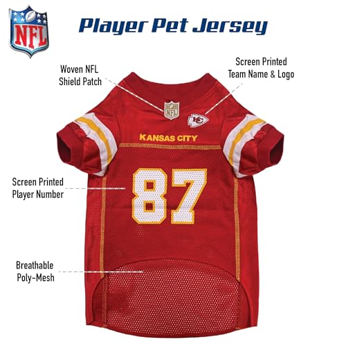 NFLPA Travis Kelce PET Jersey, NFL Dog Shirt, Size Medium, Kansas City Chiefs Mesh Jersey for Dogs - Image 4
