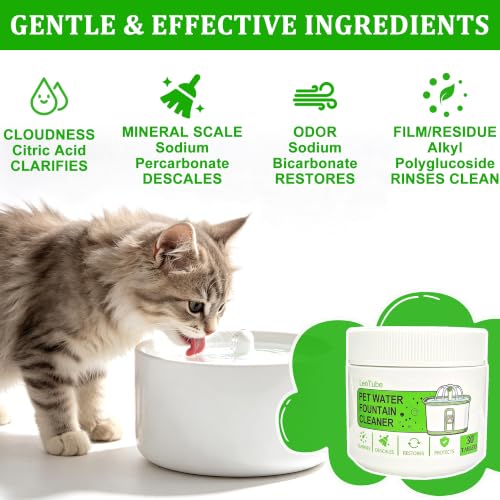 Pet Water Fountain Cleaner Tablets Residue-Free Safe Clean - Image 4