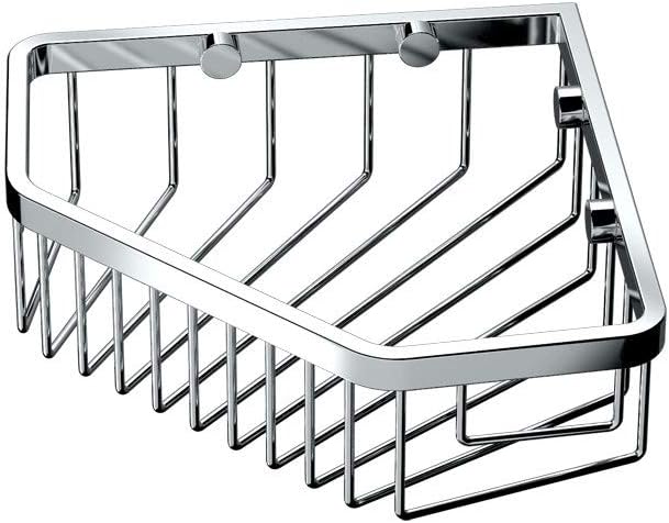 Gatco 1499 8-1/2-Inch Shower or Tub Corner Basket, Chrome