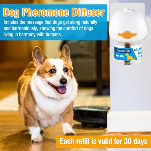 Dog Calming Pheromone Diffuser for Relief Anxiety, Reducing Barking, Attacks and Combating Stress & 3 in 1 Calming Diffuser for Dogs (C)