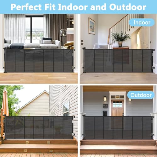 Reinforced Bottom 120 Inch Retractable Baby Gates Extra - Image 7