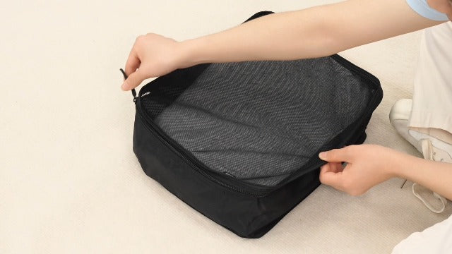 BAGAIL 8 Set Packing Cubes Luggage Packing Organizers for Travel Accessories-Cream - Image 8