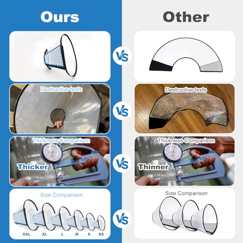 Supet Dog Cone Collar to Stop Licking, Comfortable | Pet Essentials - Image 6