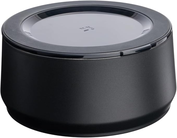 STANLEY Pet Bowl | 6-Cup (48 oz) Insulated Stainless Steel Dog & Cat Bowl | Splash-Resistant Lid | Dishwasher Safe | BPA-Free | Black 2.0