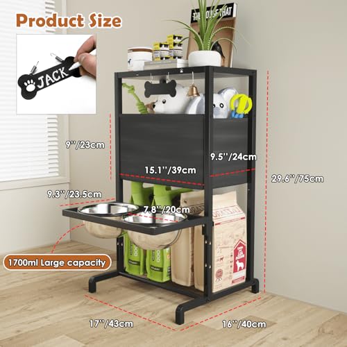 Elevated Dog Bowls: Height Adjustable Raised Dog Stand - Image 5