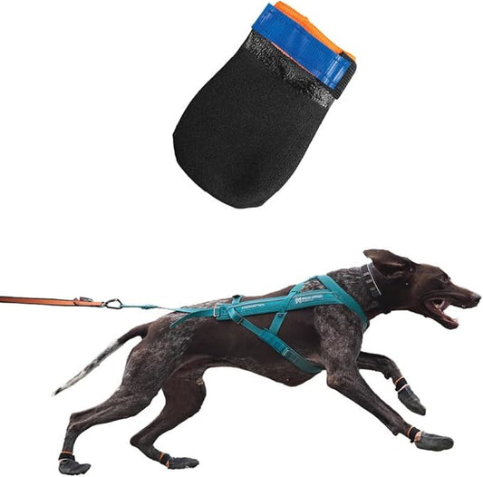 Non-stop dogwear Protector Booties, 4-Pack of Dog Booties for Hot Pavement and Rough Surfaces with Anti-Slip, Waterproof and Comfortable for Small Dogs