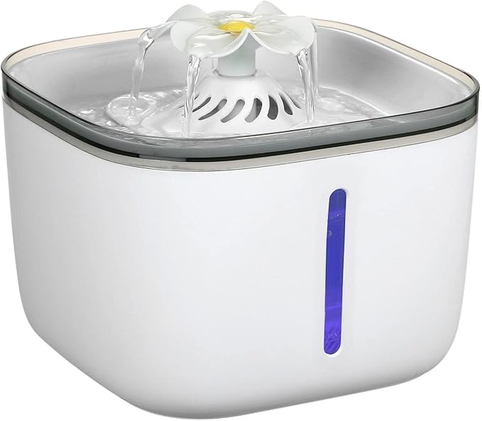Cat Water Fountain, Large Capacity Automatic Pet Dispenser, Mute Pump & Filter for Dogs & Cats