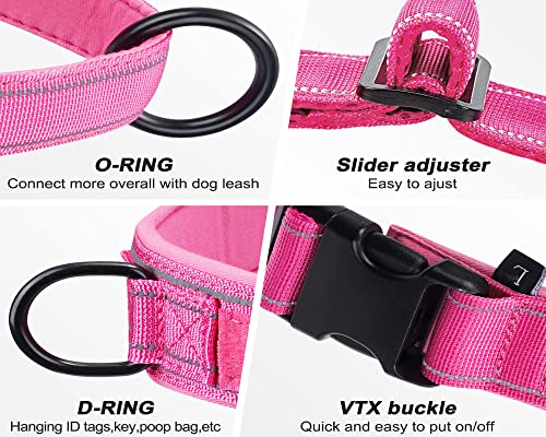 No Pull Dog Harness Pink for Small Medium Large Sized Dog - Image 4