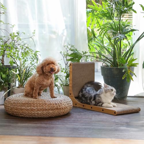 L-shaped cat scratcher for indoor cats - image 5