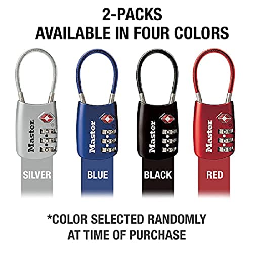 Master Lock TSA Approved Combination Luggage Lock, A | Travel Essentia - Image 8