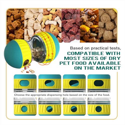 BSISUERM Dog Treat Dispensing Puzzle Toy Adjustable Food - Image 4