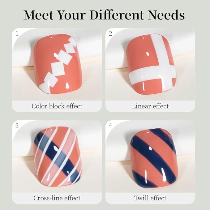 1 Pcs Professional Nail Art Liner Brush Set for Fine Detail Designs, Thin Drawing & Checker Pattern Tools for Acrylic Painting, Hand Painting & Manicure Accessories
