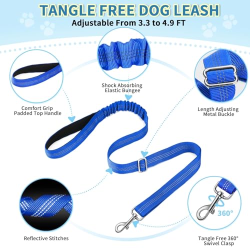 Lukovee Small Dog Harness and Leash Set, No Pull Soft Padded - Image 4