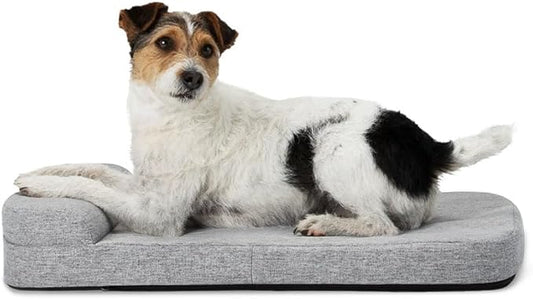 Diggs Bolstr Orthopedic Dog Bed with Headrest - Dog Crate Bed for Evolv Crate & Other Standard Pet Kennels - Durable & Comfortable - (Small)