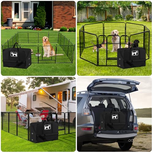 SIRUITON Thick 600D Dog Playpen Storage Bag Fits 24" H 8 - Image 7