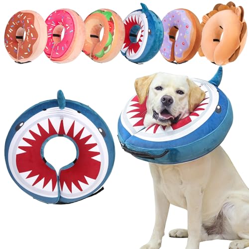 Dog Cone Collar Alternative After Surgery,Pet Neck Donut E‑Collar - Image 2