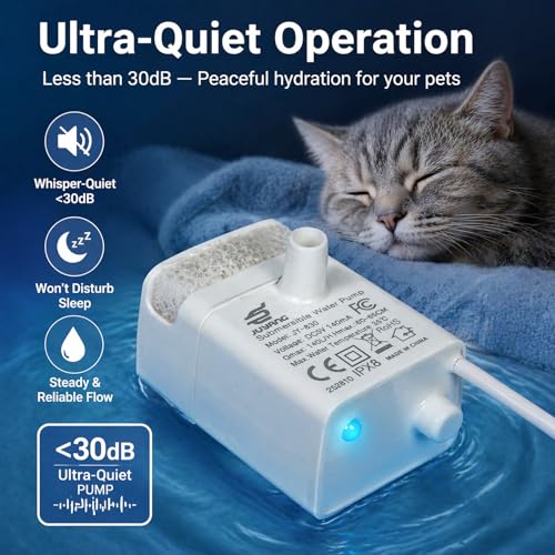 JY-830 Pet Water Fountain Replacement Pump,Ultra Quiet - Image 7