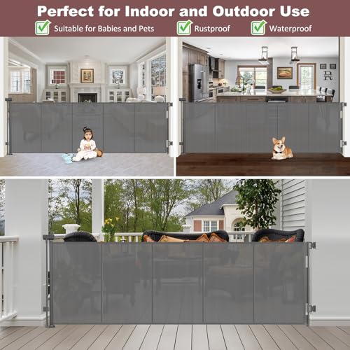 Reinforced 41" Extra Tall Pet Gate 100" Extra | Pet Essentials - Image 6