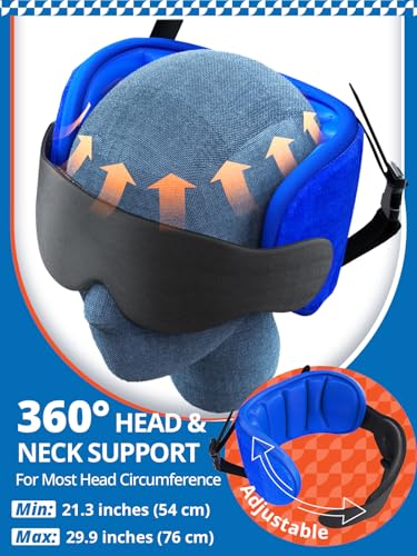 SARISUN Travel Pillow for Airplanes Sleep, Seat Stra | Travel Comfort - Image 6