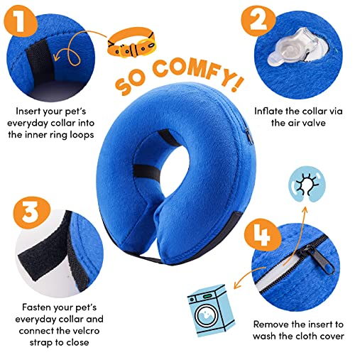 BENCMATE Inflatable Dog Cone Collar Alternative After | Pet Essentials - Image 3