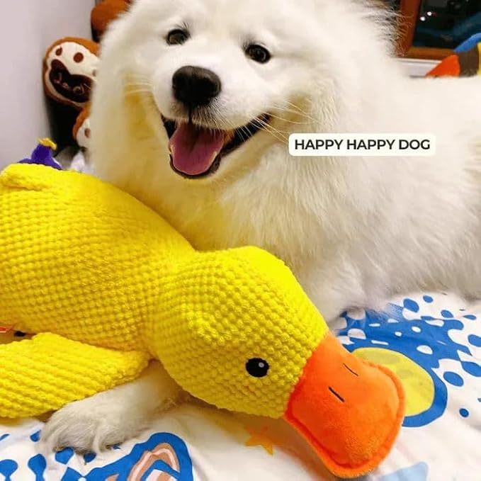 CalmDuck™ - Soothing Dog Toy - Lovehappypets (M)