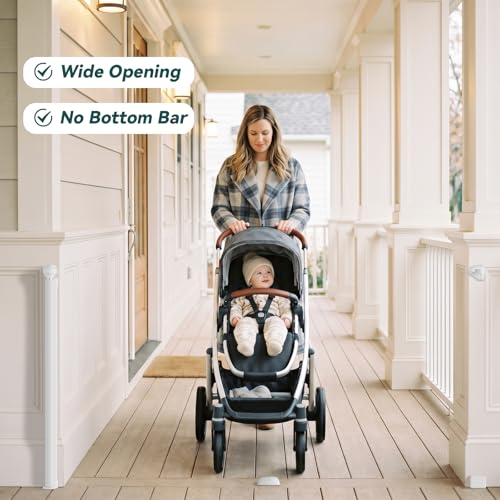 Babepai Retractable Baby Gates for Stairs, Retractable Dog - Image 4