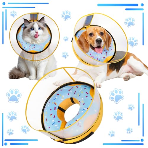 CNEO Inflatable Dog Cone Collar with Detachable Enha | Pet Essentials - Image 3