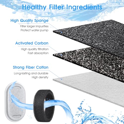 40 Pack Cat Water Fountain Filters-Cat Fountain | Pet Essentials - Image 5
